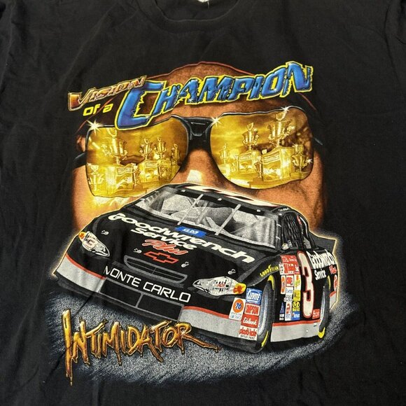 Dale Earndart Vision Of A Champion Chase Shirt Men’s Size 2XL Black E13 - Picture 2 of 10